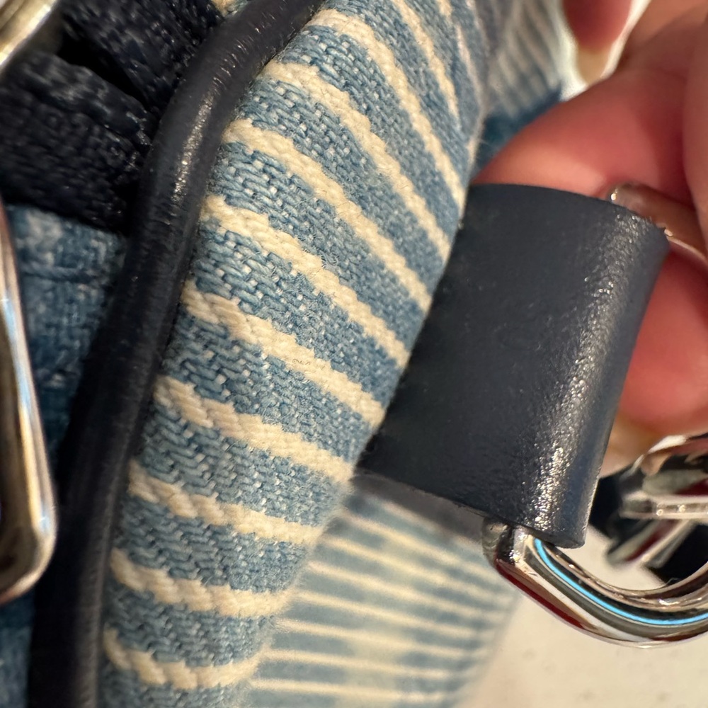 Louis Vuitton Virgil Abloh Blue Watercolor Monogram Denim Keepall Bandoulière 50 - Picture 7 of 13